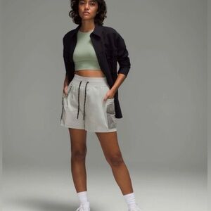 lululemon athletica Grey Cargo Shorts